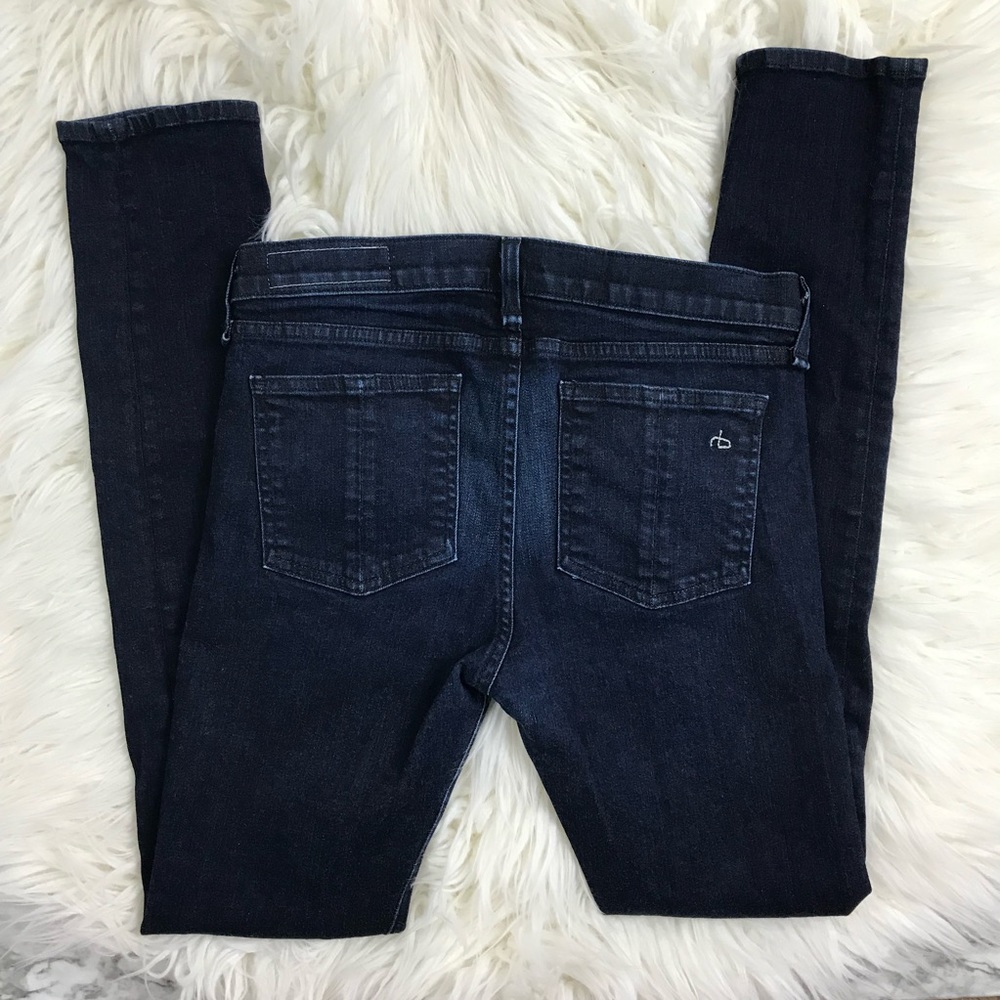 Rag & Bone Skinny Jeans Olive Harrow wash